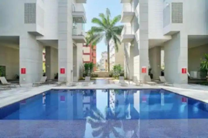 Apto Moderno E Confortavel - Praia Grande أوباتوبا المظهر الخارجي الصورة